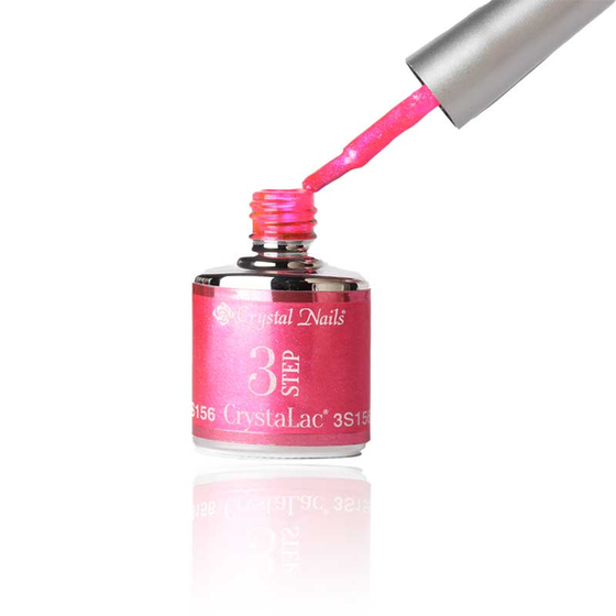 3Step Crystalac 3S156 8ml - Crystal Nails - flacon și aplicator