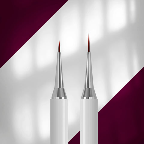 Pensulă Dublă Liner 7 mm / Liner 12 mm - EXCLUSIVE NBX-01/11 - Staleks