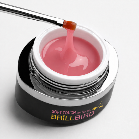 Soft Touch Builder Gel - Antique Rose - 15ml - BrillBird