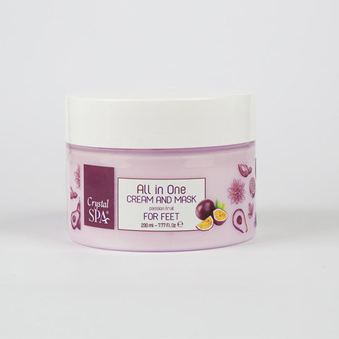 Crystal Spa - Cremă & Mască - Passion Fruit - 230ml - Crystal Nails