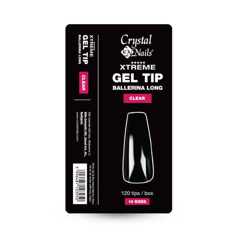 Gel Tip Box - Ballerina Long - 120buc - Crystal Nails