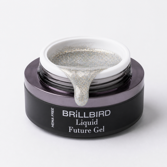 Liquid Future Polygel Silver - 15 ml - BrillBird