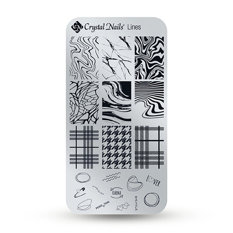 Matriță Pentru Ștampila - Lines - Crystal Nails