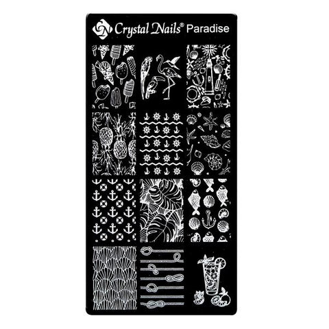 Matriță Pentru Ștampila - Paradise - Crystal Nails