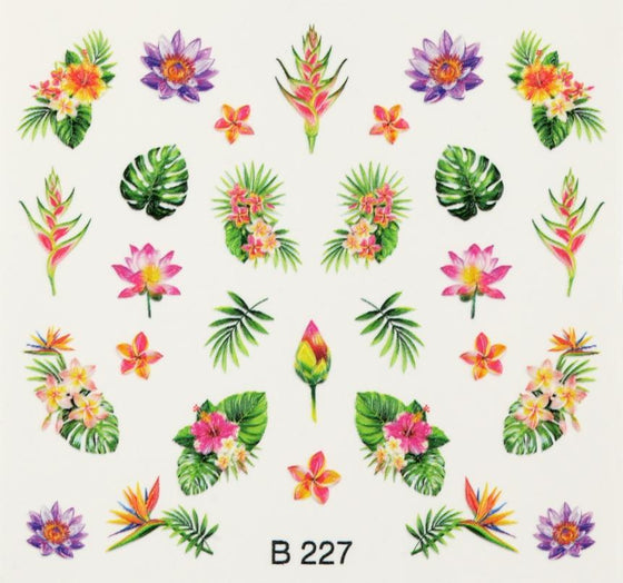 Nail sticker B227 - 3D - BrillBird