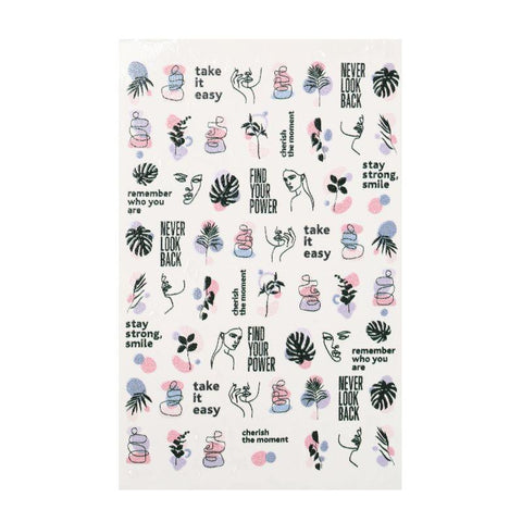 Nail sticker N1448 - BrillBird