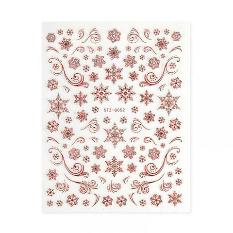 Nail sticker STZ-G052 - Christmas - BrillBird