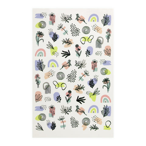 Nail Sticker Water - Abstract art - BrillBird