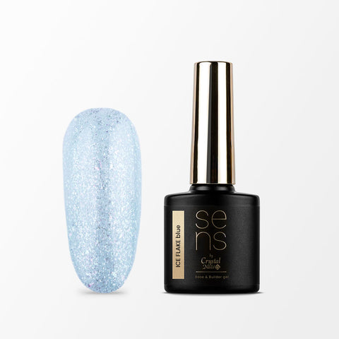 Sens Base Gel - Ice Flake - Blue - 10ml - Crystal Nails