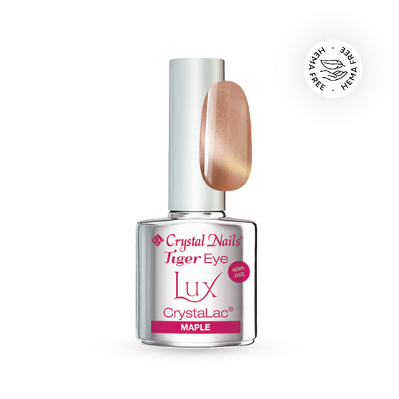 Tiger Eye Lux CrystaLac - Maple - 4ml - Crystal Nails