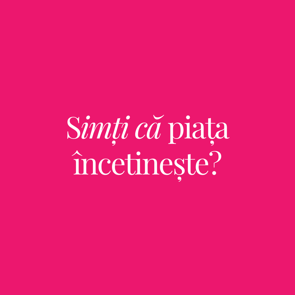Când piața încetinește, tu nu te opri