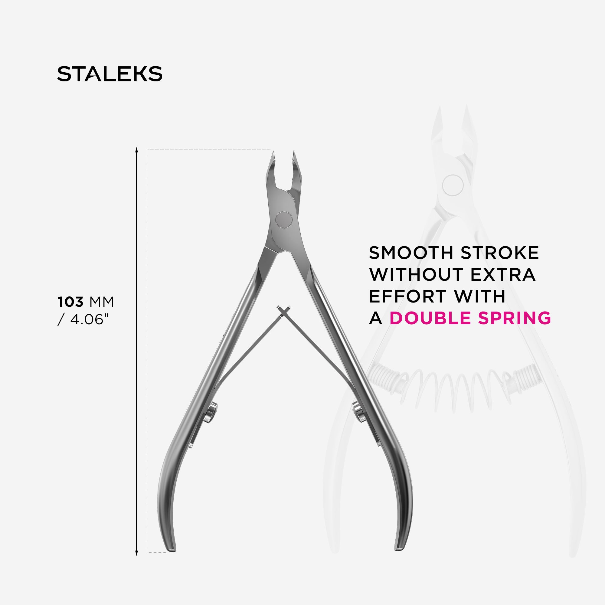 Clește Cuticule - EXPERT 92 3 mm NE-92-3 - Staleks