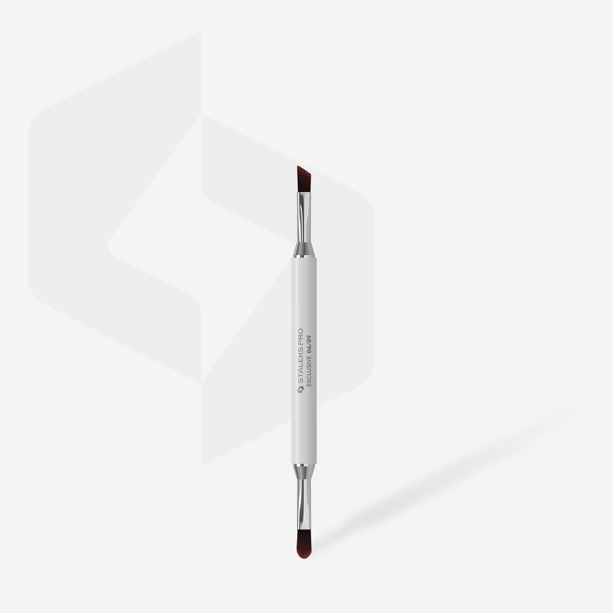Pensulă Dublă Gel 11 mm / Gel 9 mm - EXCLUSIVE NBX-06/09 - Staleks