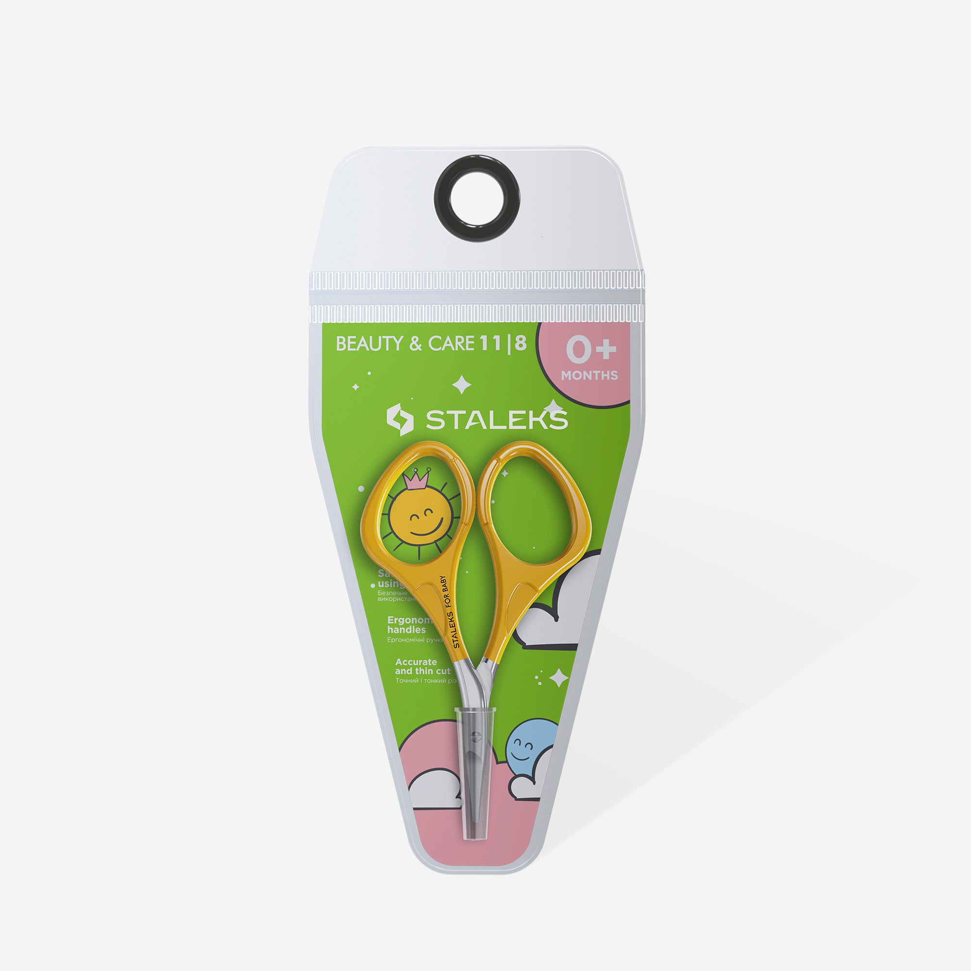 Foarfecă Unghii Bebeluși 0+ Galben - BEAUTY & CARE 11 Type 8 SBC-11/8 - Staleks