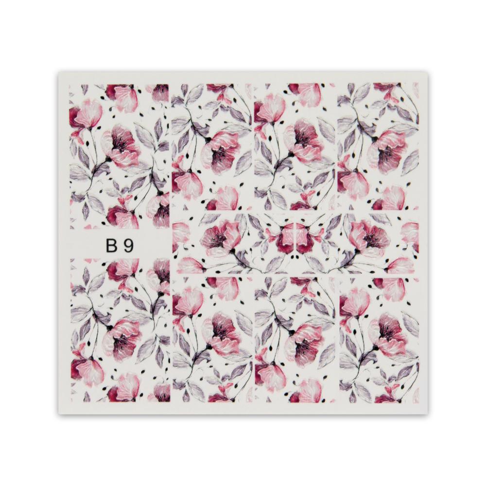 Nail sticker B9 - 3D * – BrillBird