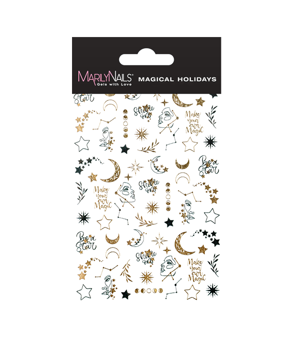Abțibild Unghii Water - Magical Holidays - MarilyNails