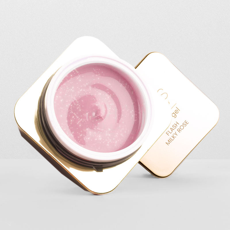 SENS Flash Builder Gel - Milky Rose - Crystal Nails