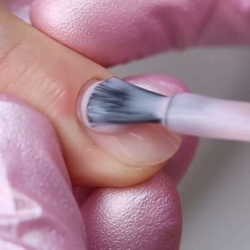 Elasty Hardener Gel - Milky Rose - 13ml - Crystal Nails – culoare și textură