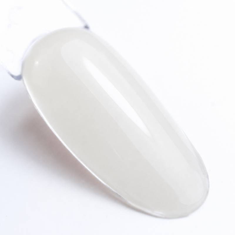 Fiber Builder Gel - Milky White - 15ml - Crystal Nails – culoare și textură