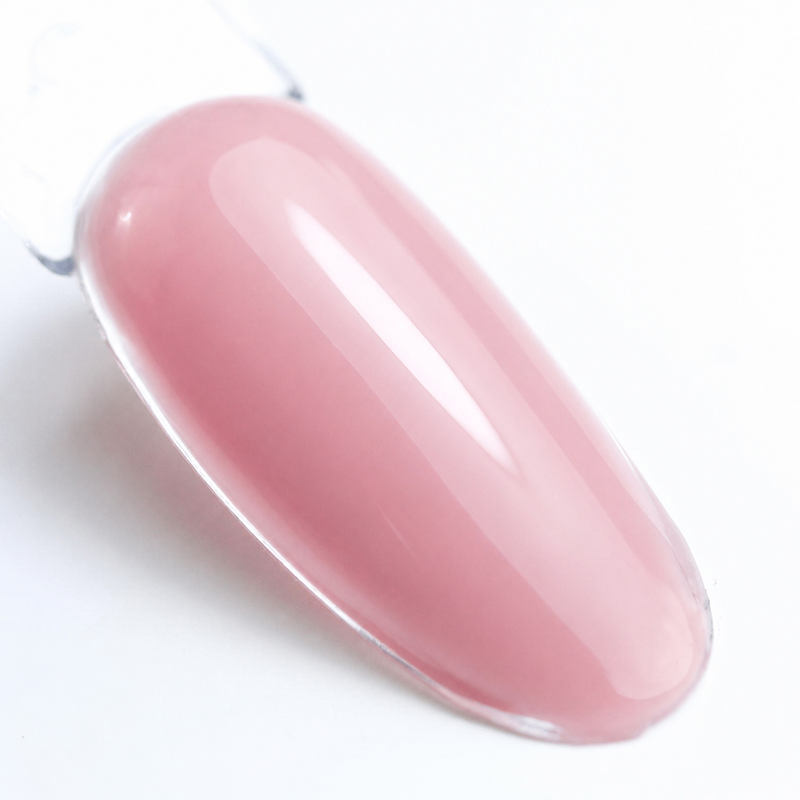 Fiber Builder Gel - Milky Pink - 15ml - Crystal Nails – culoare și textură