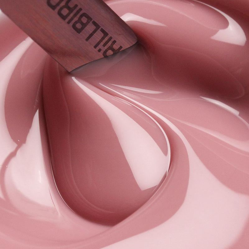 Cover Flesh Pink Gel - Roz pământiu - BrillBird – culoare și textură