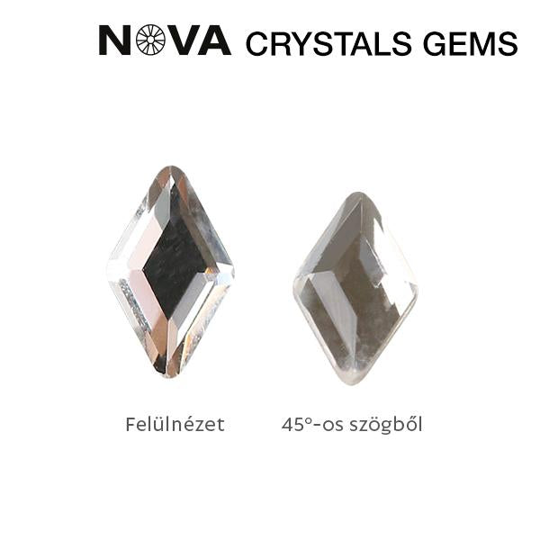 Strasuri Nova Gems Rhombus 3X5 Mm Crystal (10 Buc) image 0