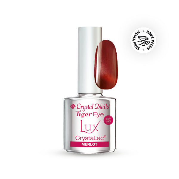 Tiger Eye Lux CrystaLac - Merlot - 4ml - BrillBird