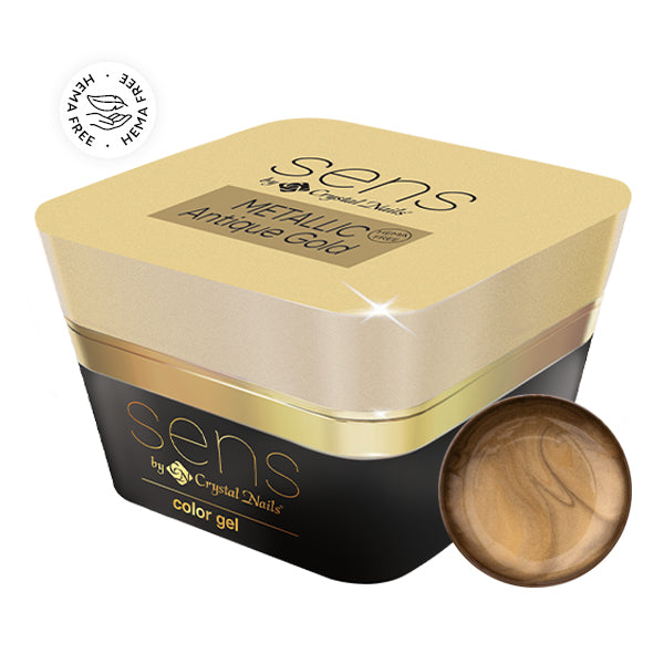 Sens Metallic Gel - Antique Gold - 5ml - BrillBird
