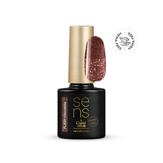 Sens 3G Polish Flash - Chocolate - 4ml - Crystal Nails