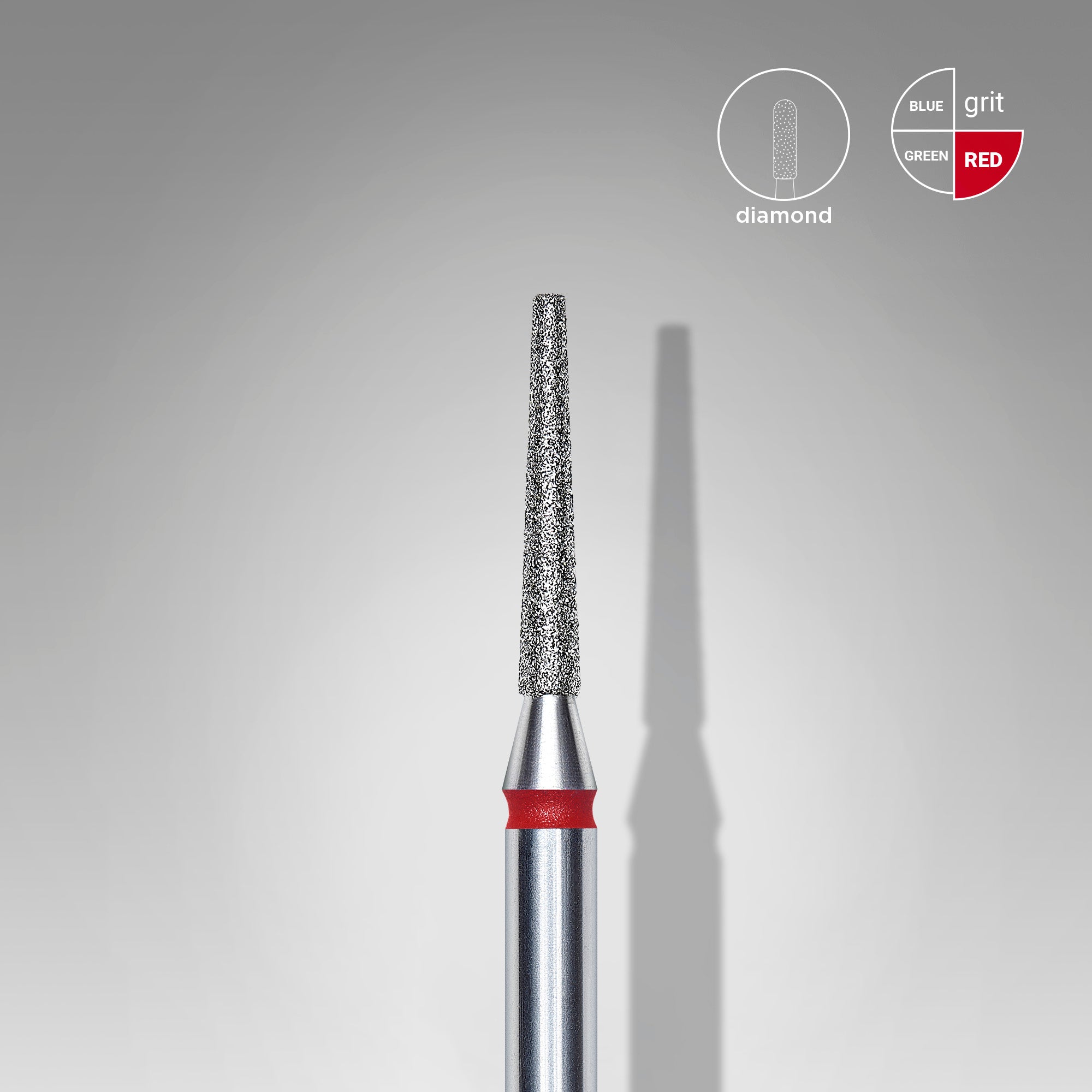 Cap Diamant Con Trunchiat Roșu - EXPERT 1,6/10 mm FA70R016/10 - Staleks