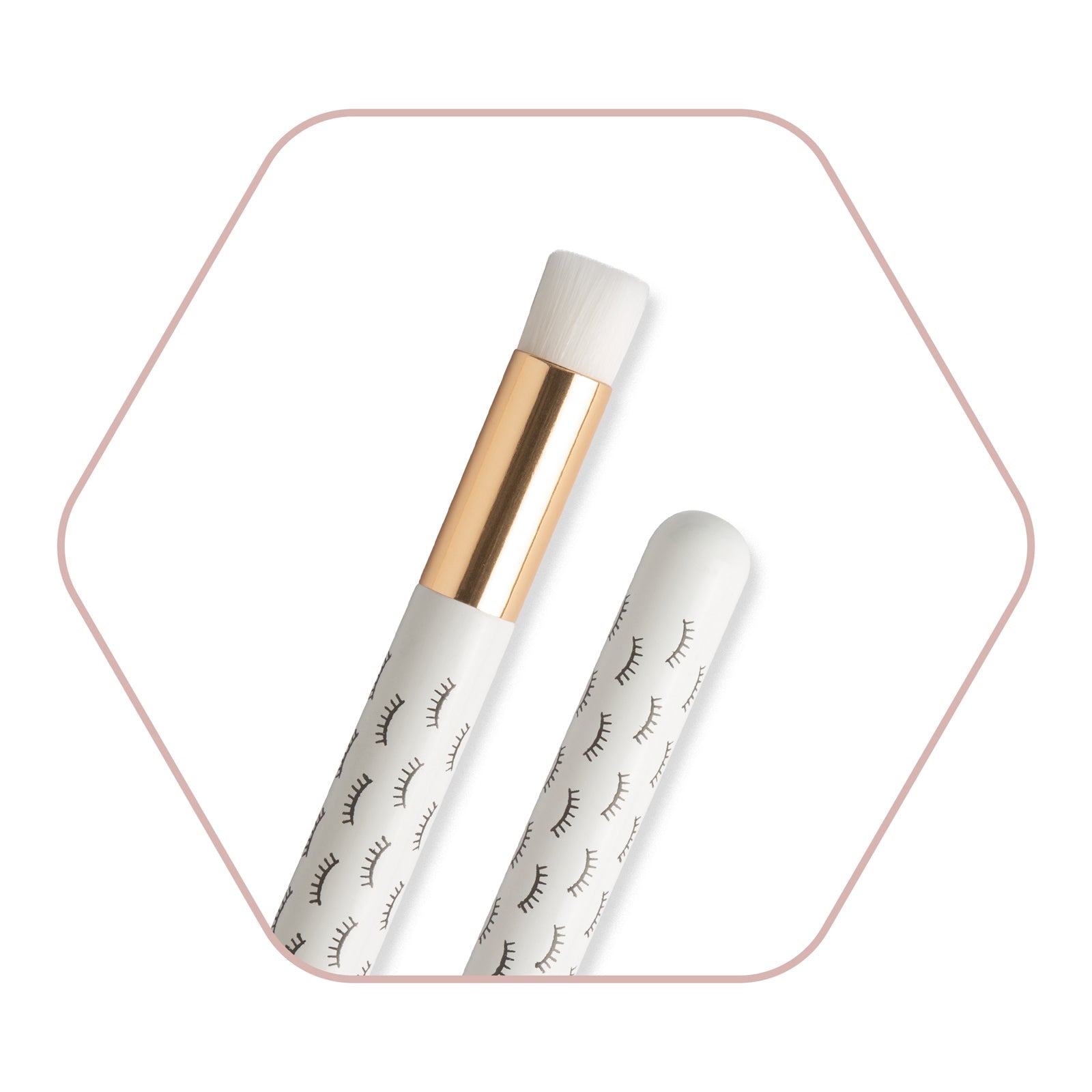 eyelash cleansing brush â€“ patterned