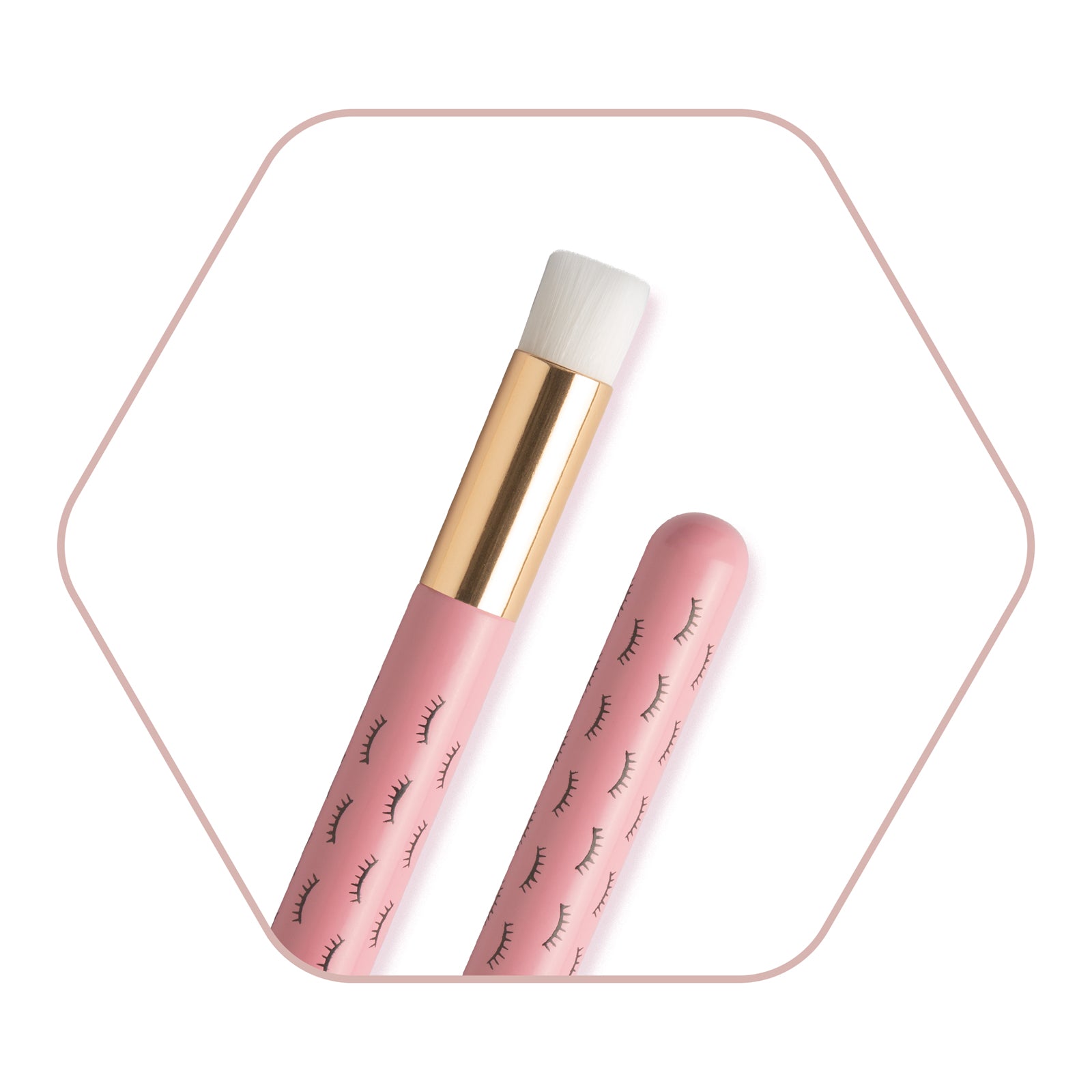 eyelash cleansing brush â€“ patterned