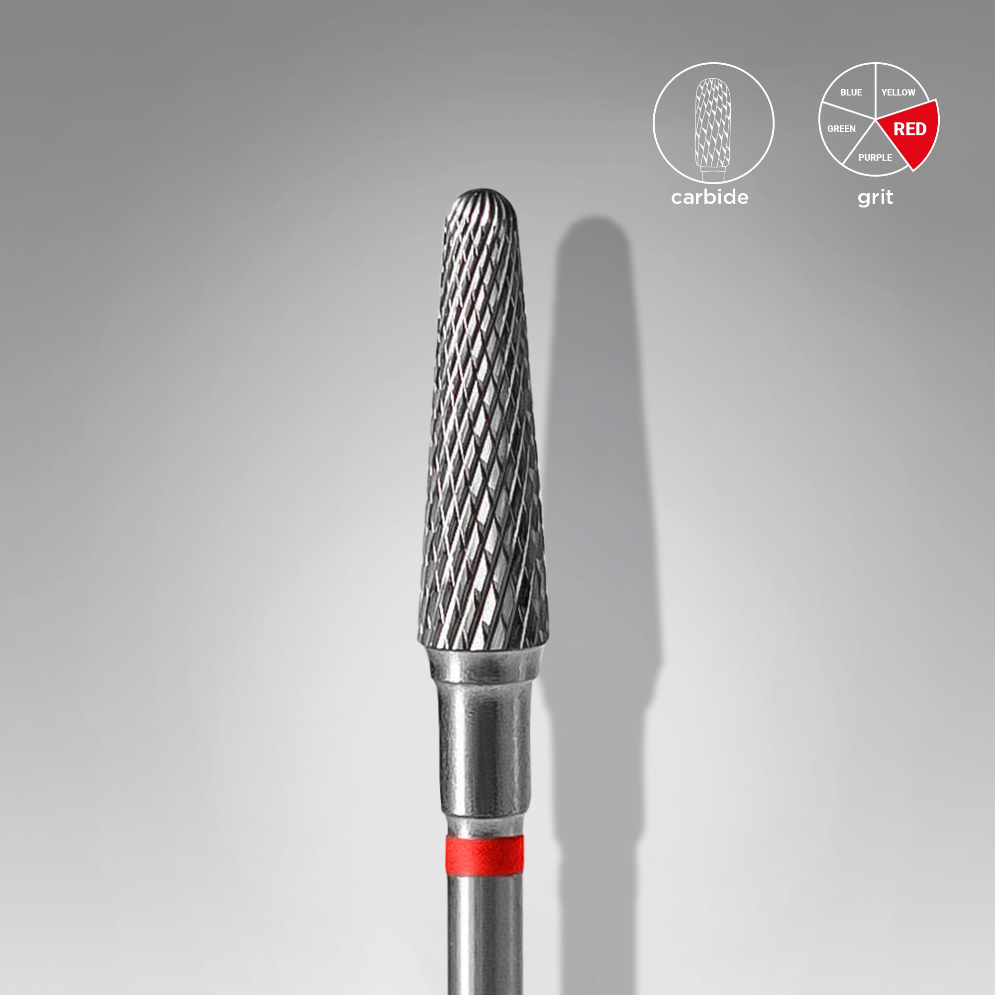 Cap Carbid Con Trunchiat Roșu - EXPERT 4/13 mm FT70R040/13 - Staleks