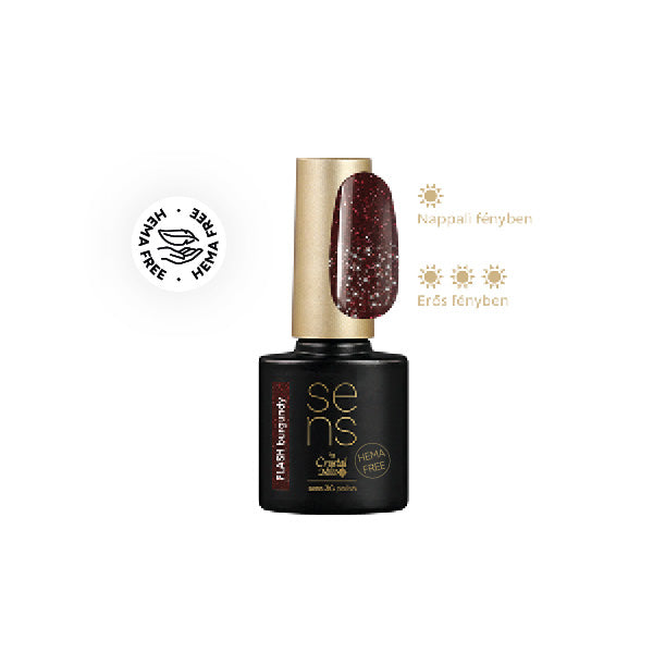 Sens 3G Polish Flash  - Burgundy 4ml image 0