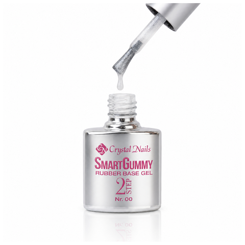 2S Smart Gummy Rubber Base Gel - 00 - 8ml - Crystal Nails