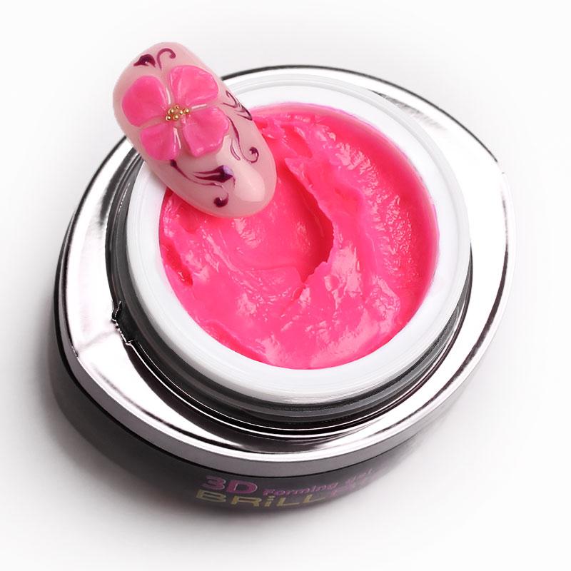 3D Forming Gel Dark Pink - 3ml - BrillBird