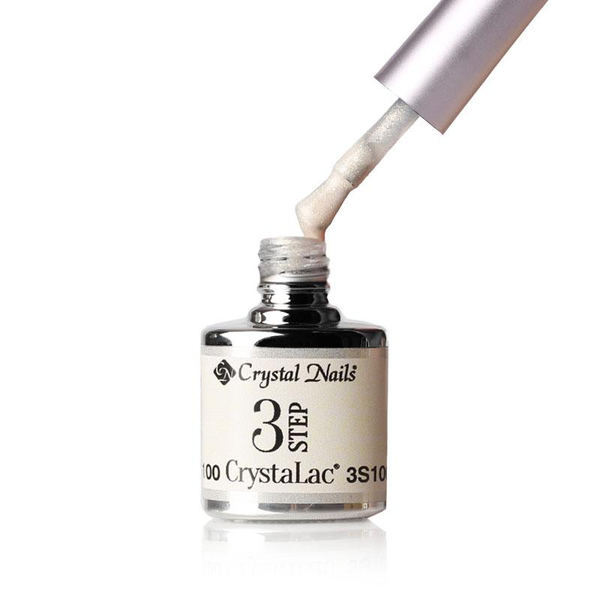3Step Crystalac 3S100 4ml - Crystal Nails - flacon și aplicator