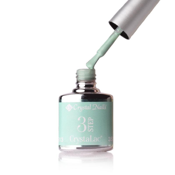 3Step Crystalac 3S13 8ml - Crystal Nails - flacon și aplicator
