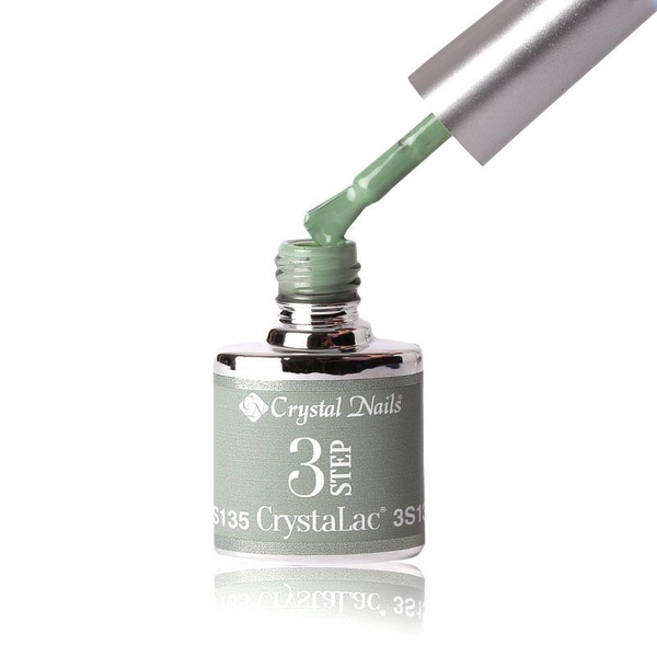 3Step Crystalac 3S135 4ml - Crystal Nails - flacon și aplicator