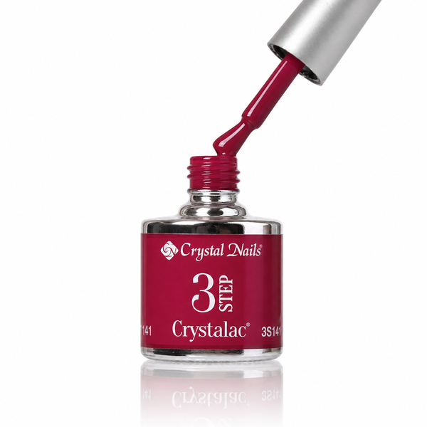 3Step Crystalac 3S141 8ml - Crystal Nails - flacon și aplicator