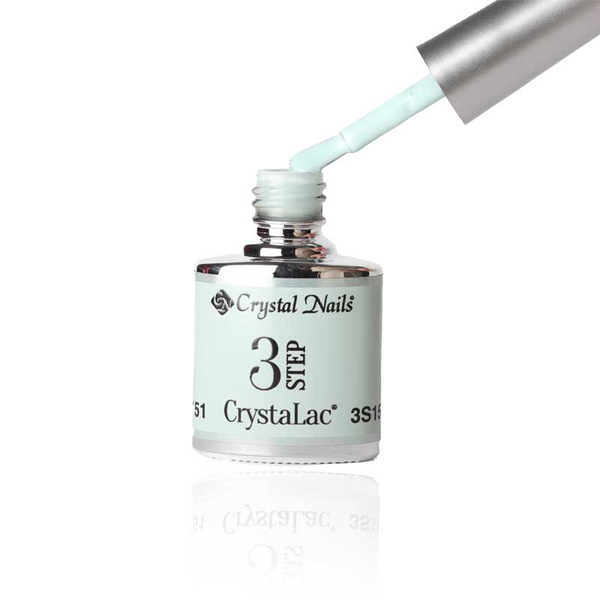 3Step Crystalac 3S151 8ml - Crystal Nails - flacon și aplicator