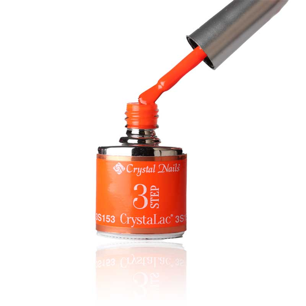 3Step Crystalac 3S153 8ml - Crystal Nails - flacon și aplicator