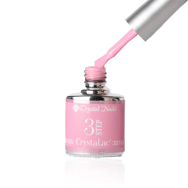 3Step Crystalac 3S165 8ml - Crystal Nails - flacon și aplicator