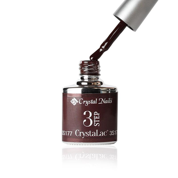 3Step Crystalac 3S177 8ml - Crystal Nails - flacon și aplicator