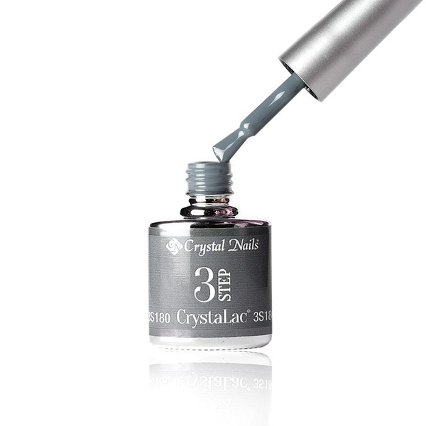3Step Crystalac 3S180 8ml - Crystal Nails - flacon și aplicator