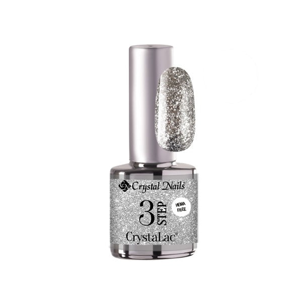3Step Crystalac - Full Platinum - 3S206 - 8ml - Crystal Nails