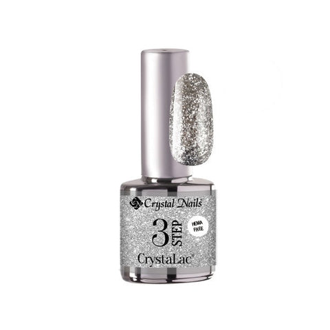 3Step Crystalac - Full Platinum - 3S206 - 8ml - Crystal Nails