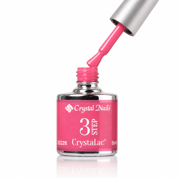 3Step Crystalac 3S226 8ml - Crystal Nails - flacon și aplicator