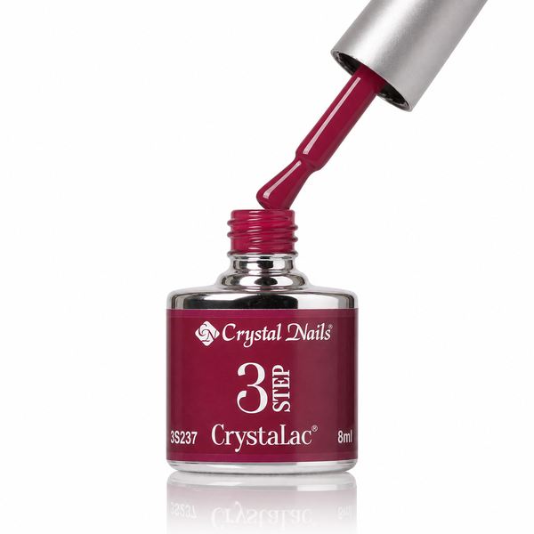 3Step Crystalac 3S237 8ml - Crystal Nails - flacon și aplicator