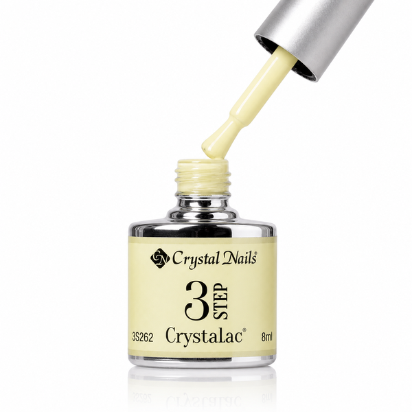 3Step Crystalac 3S262 8ml - Crystal Nails - flacon și aplicator
